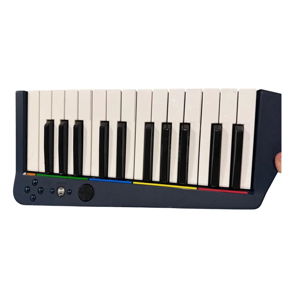 Mad Catz Rock Band 3 Wireless Keyboard Controller Nintendo Wii Wii‎ U Navy Blue